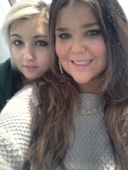 Random Pic I Found Of My Sister And I From Christmas Time :3