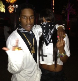 trill-wave:  karencivil:  Pretty Flacko x Pretty Flacko  #Coachella  awwwww 