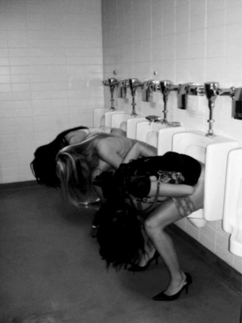 After seeing some bitches bum rush the mens room and do this one time, it&rsquo;s