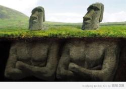 Moai do not approve.