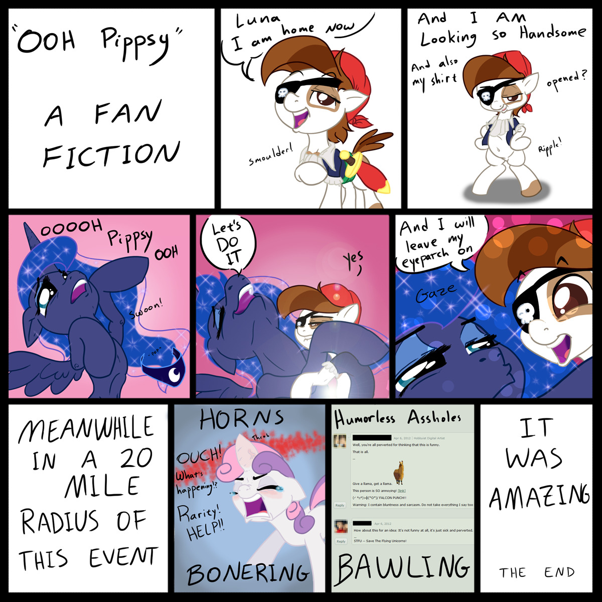 gavalanche-presents:  With all due respect to myself, the humorless assholes are