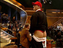 nakedcelebrity:  Eminem….again  Why a straight boy need an ass like that? Life ain&rsquo;t fair.