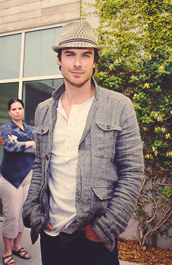 thevampirediaries:  Ian Somerhalder at the launch of Kimbery Muller and Michael Muller’s