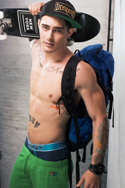 malemodelscrush:   Michael Wozniak, Satchel Gray, and Max Silberman @soulartistmgmt photographed by Rodolfo Martinez for Men’s Week   follow my twitter @patinyaboonto  source: HommeModel 