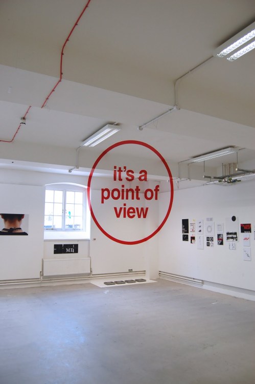 showslow:  Joseph Egan created this extremely cool and eye-cathing ‘Anamorphic Typography’ installation together with some of his fellow students from Chelsea College of Art & Design. Their inspiration came from Felice Varini, who is a master