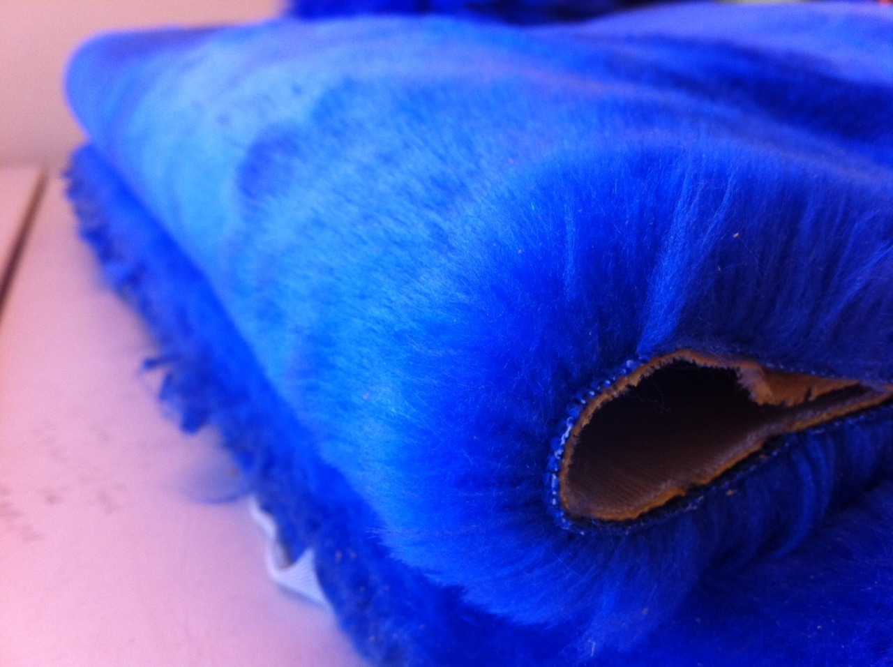 Fursuiting.com, Gorgeous Blue Faux Fur (SOLD)! Apprx. 2 yds,...
