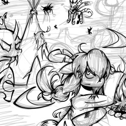 Been tunnel visioning my pony OC ask blog for the past few days, so haven&rsquo;t really been visiting my main blog that much. That, and I&rsquo;m not really that interesting in general aaaaaaaaa OTL So have some WIPs. It&rsquo;s actually a nice change