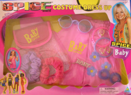 chubbybritneyspears: zigazig-ah:  Spice Girl Costume Dress up Sets   Rapid heartbeats!! I am go