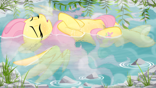 yf222:  Fluttershy enjoying herself