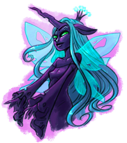 isthatwhatyoumint: i seriously love queen chrysalis omg she is such a cutie