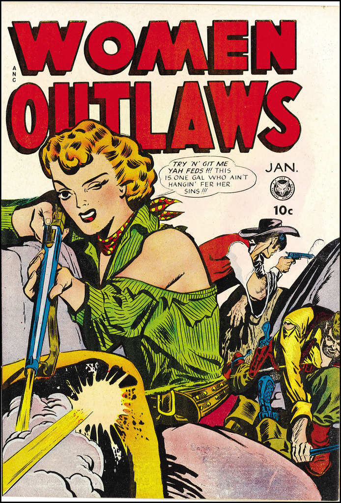 vitazur:  Women Outlaws #4, January 1949. 