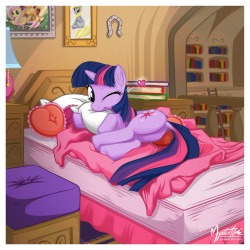 Twilight Sparkle - Bed 2 by *mysticalpha