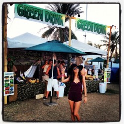 GREEN DRINK! (Taken with Instagram at Coachella)