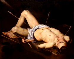 Hadrian6:St.sebastian. 1620.  Nicolas Regnier. 1590-1667.