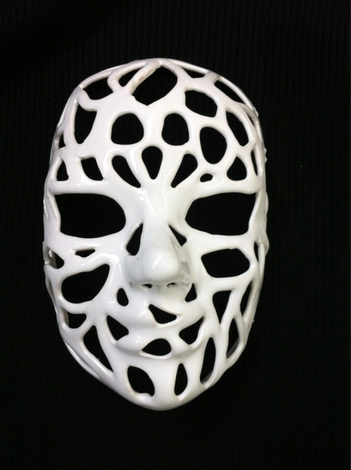 The Mask That Wants To Be. I Never Expected This Mask To Be. When I Was Fettling It, It Cracked Seven