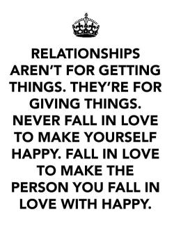 Just make sure your in love in order to make both you and that person happy. 