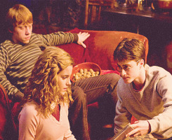 oweasley:  Harry Potter Alphabet ৸ (f) - friendship ( the golden trio ) 