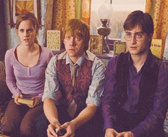 oweasley:  Harry Potter Alphabet ৸ (f) - friendship ( the golden trio ) 