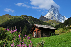 allthingseurope:  The Matterhorn from Zermatt, Switzerland (by Juan Rubiano) 