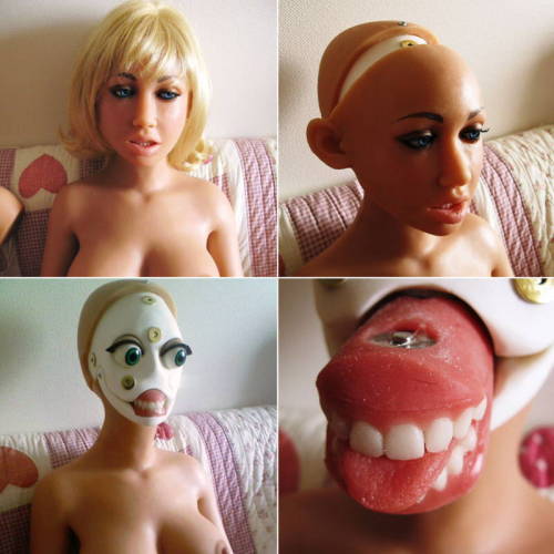 Men who like rubber dolls dress up