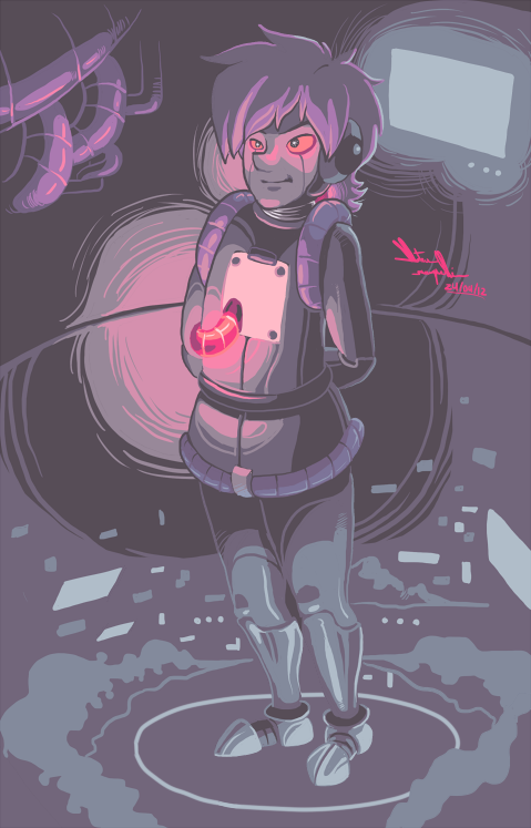 rokkan:  Art trade with fiztheancient!! Here’s the original ref for the character: here piggies  this rules mwah mwah
