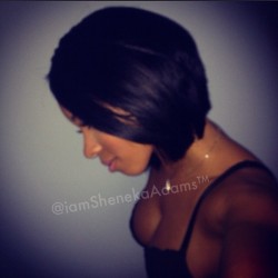 sheneka:  Hair like Rhianna… (Taken with