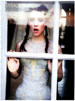 Astrid Berges-Frisbey by Ellen von Unwerth 