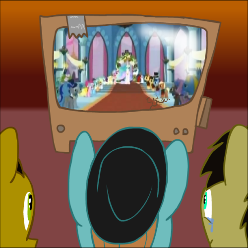 askthebronytrio:  I don’t always cry at weddings. Just at stuff on TV. - Rough Sketch 