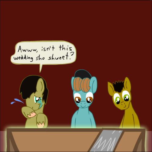 askthebronytrio:  I don’t always cry at weddings. Just at stuff on TV. - Rough Sketch 