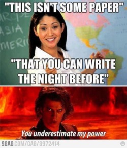 9gag:  Normal schoolwork