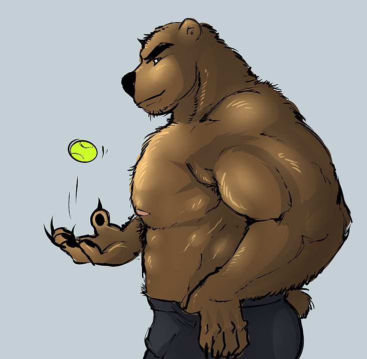 pandragonwolf:  chubby. bear. - by Chizbizz 