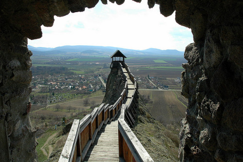 The way to guard tower in Boldogkőváralja, Hungary (by Csaba_Bajko).