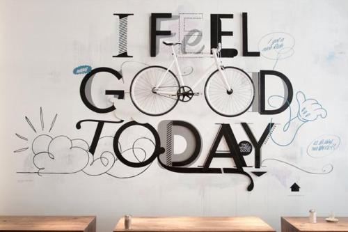 fer1972:  Feel Good Today by Niels Bruschke for Santiagodesign   Yes! Bicycle!