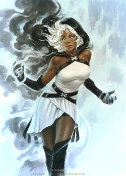 Pikachuears:  Midtowncomics:  Storm, By Solidgrafi  Hoods Are So In. 