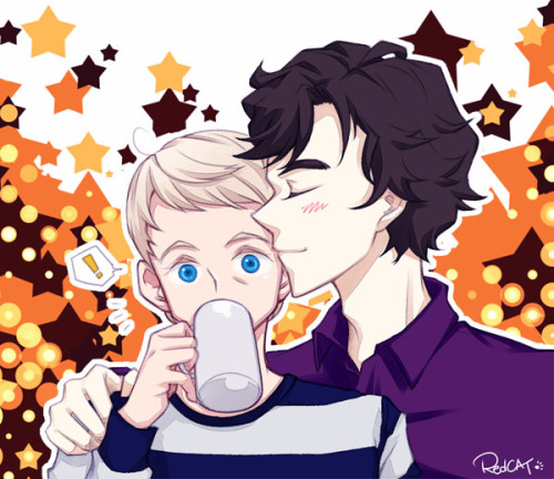 redcat18: Sherlock is sometimes tender, surely only for John :)