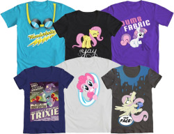 welovefineshirts:  WE LOVE FINE WEDNESDAY LOVES OUR CONTEST WINNERS! And to celebrate almost reaching the exciting conclusion of our My Little Pony Contest #3, we are giving away past winners! Reblog this post to enter for your chance to win ANY tee from