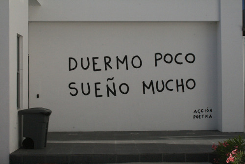 dodochido:  Duermo poco, sueño mucho on Flickr. 