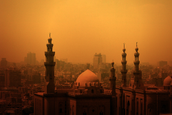 ourafrica:  Bashar Shglila captures life in the Libyan deserts, from the sky—sundown. This is Africa, our Africa 