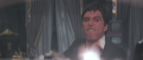 jollyrogers777:  pulsatingveins:  My mood right now.  Say Hello to my little Friend