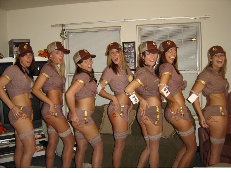 hotandkinky:  Trashy UPS sluts 