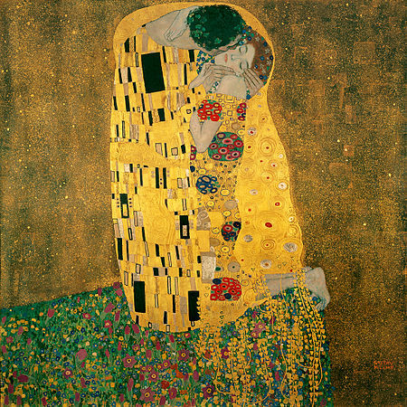 rockyart:The magic of a simple expression of pure love“The kiss” by Gustav Klimnt