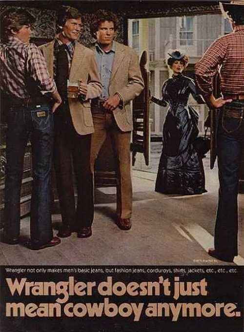 superseventies:1970s Wrangler advertisement.