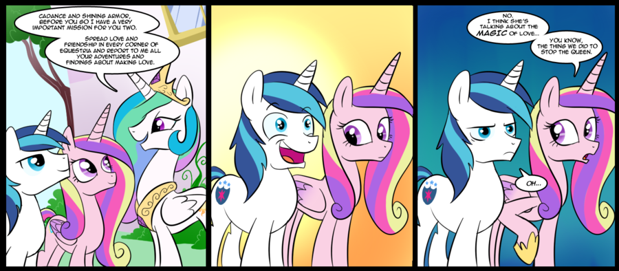 ask-discord-and-eris:  eliminator95:  askcrunchy:  the magic of love by *CSImadmax