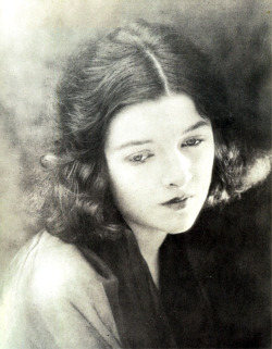  A striking portrait of Myrna Loy, aged fifteen,