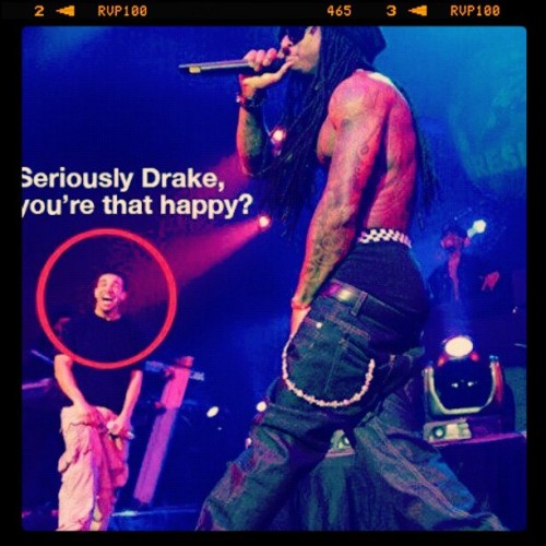 imaniangelique: LMMFAO #drake #lilwayne #ymcmb (Taken with instagram)