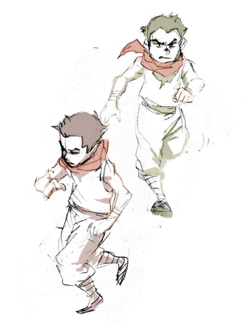 paperseverywhere: Some kid!Mako doodles from my sketchbook. 