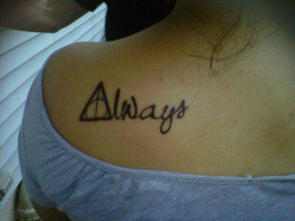 Harry Potter Tattoos — This is my Harry Potter tattoo:) Some people say...