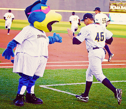 This Pettitte(?) kid pitching for Trenton tonight seems like the real deal. Huge career ahead of him