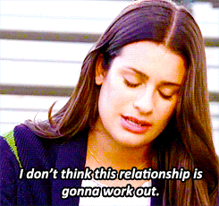 lyannastarks:AU: Rachel breaks up with Puck because she has feelings for Quinn.