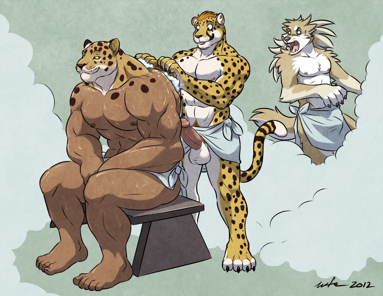 pandragonwolf:  Can you do my back? - Commission by WFA - by hazardbarzard 